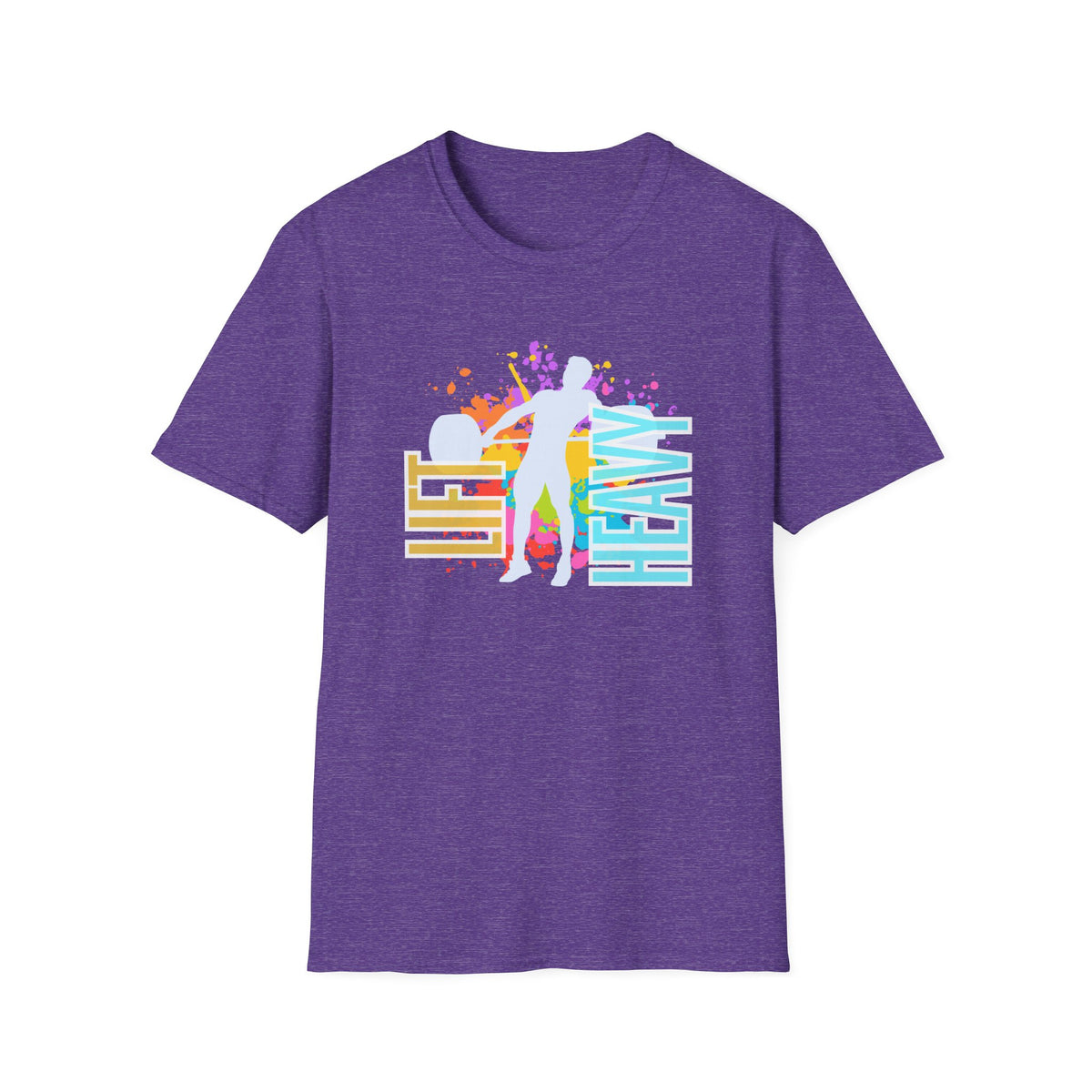 Retro 80's Lift Heavy Workout Tee, Vintage Vibe