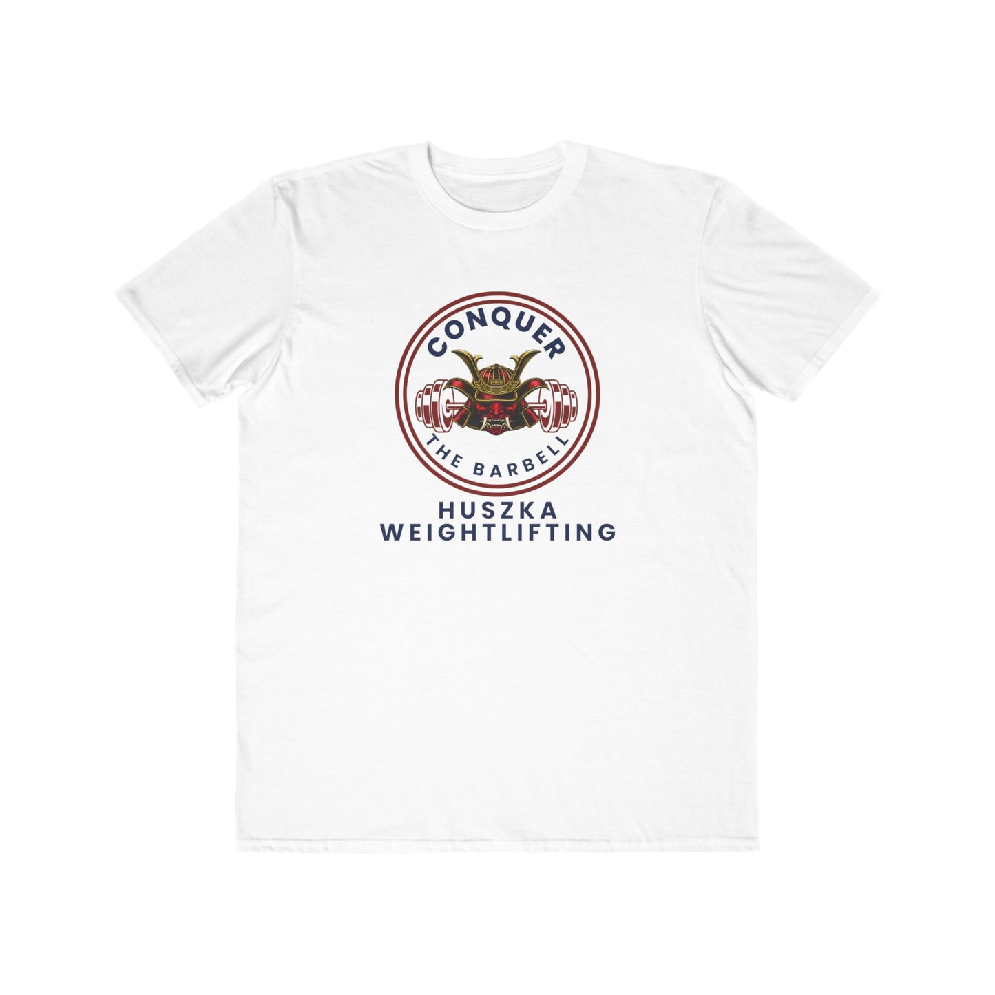 Men's Lightweight Gym Tee - 'Conquer the Barbell' Weightlifting Shirt