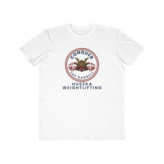 Men's Lightweight Gym Tee - 'Conquer the Barbell' Weightlifting Shirt
