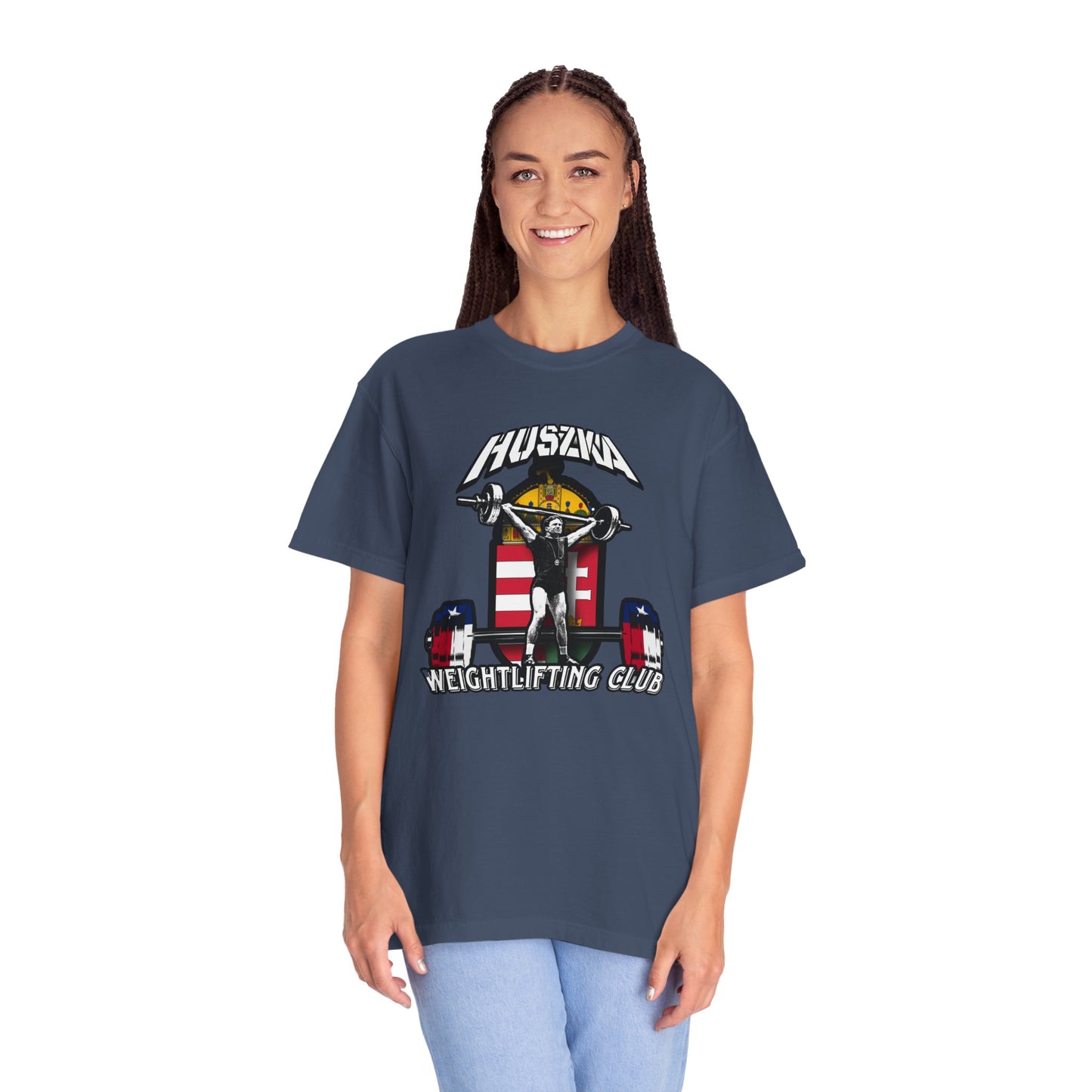 NEW DESIGN!  Garment-Dyed Weightlifting T-Shirt