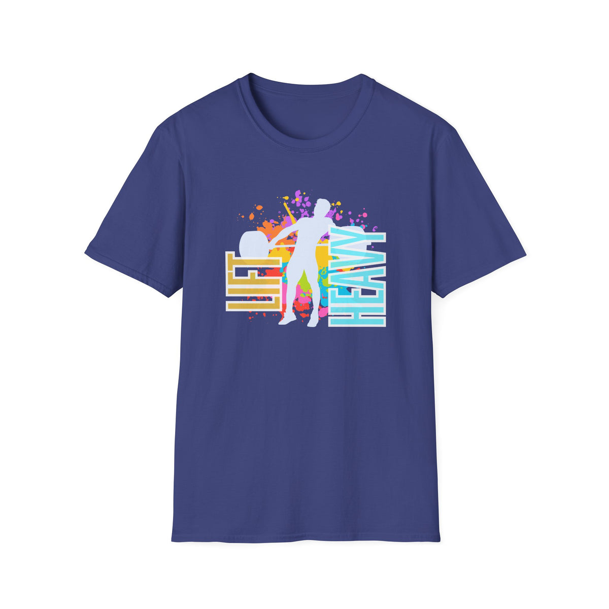 Retro 80's Lift Heavy Workout Tee, Vintage Vibe