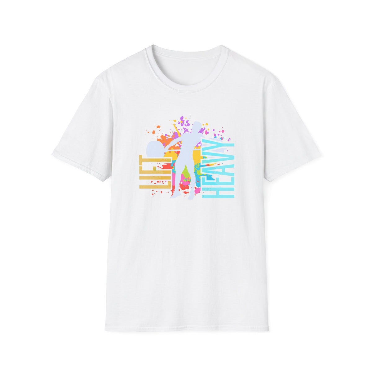 Retro 80's Lift Heavy Workout Tee, Vintage Vibe
