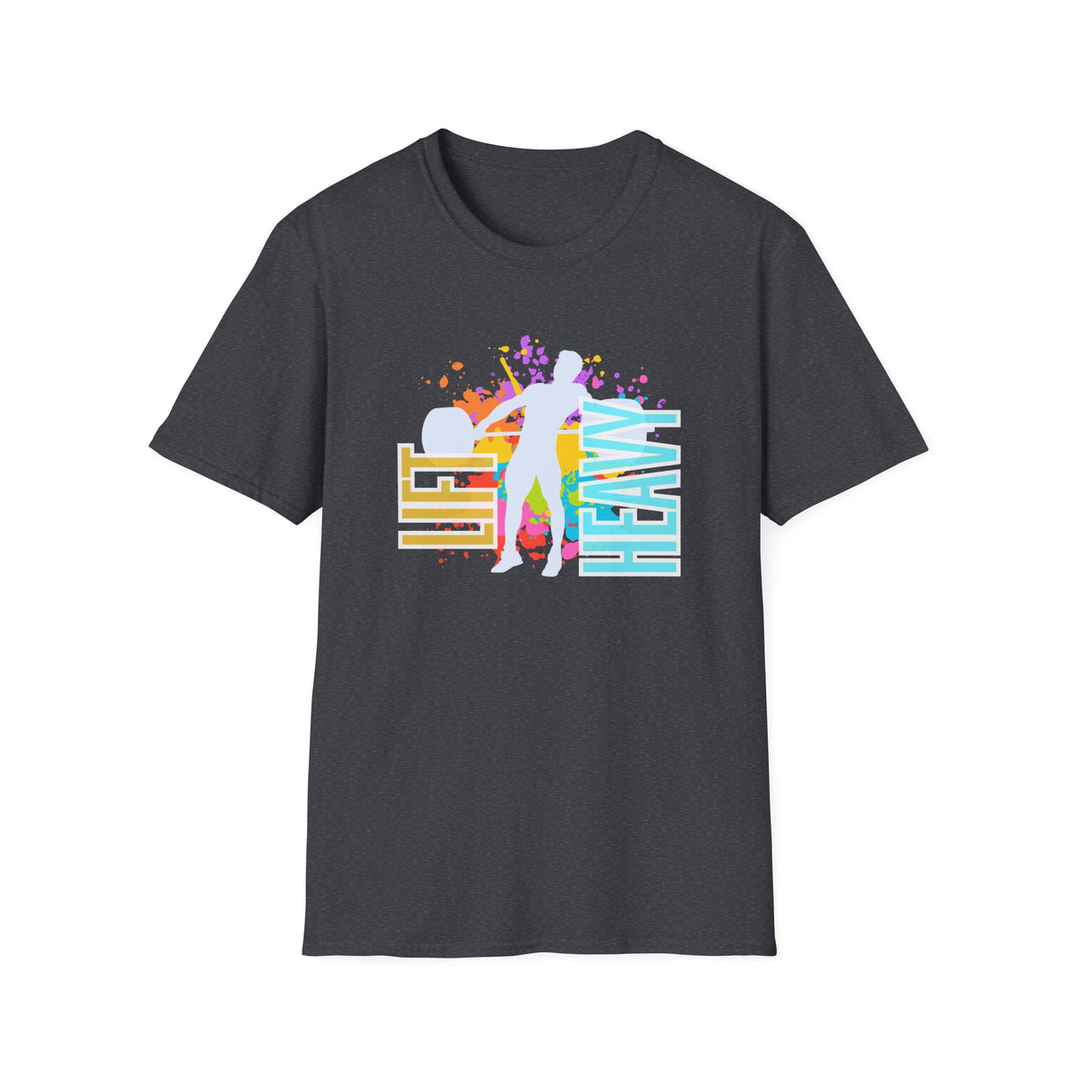 Retro 80's Lift Heavy Workout Tee, Vintage Vibe