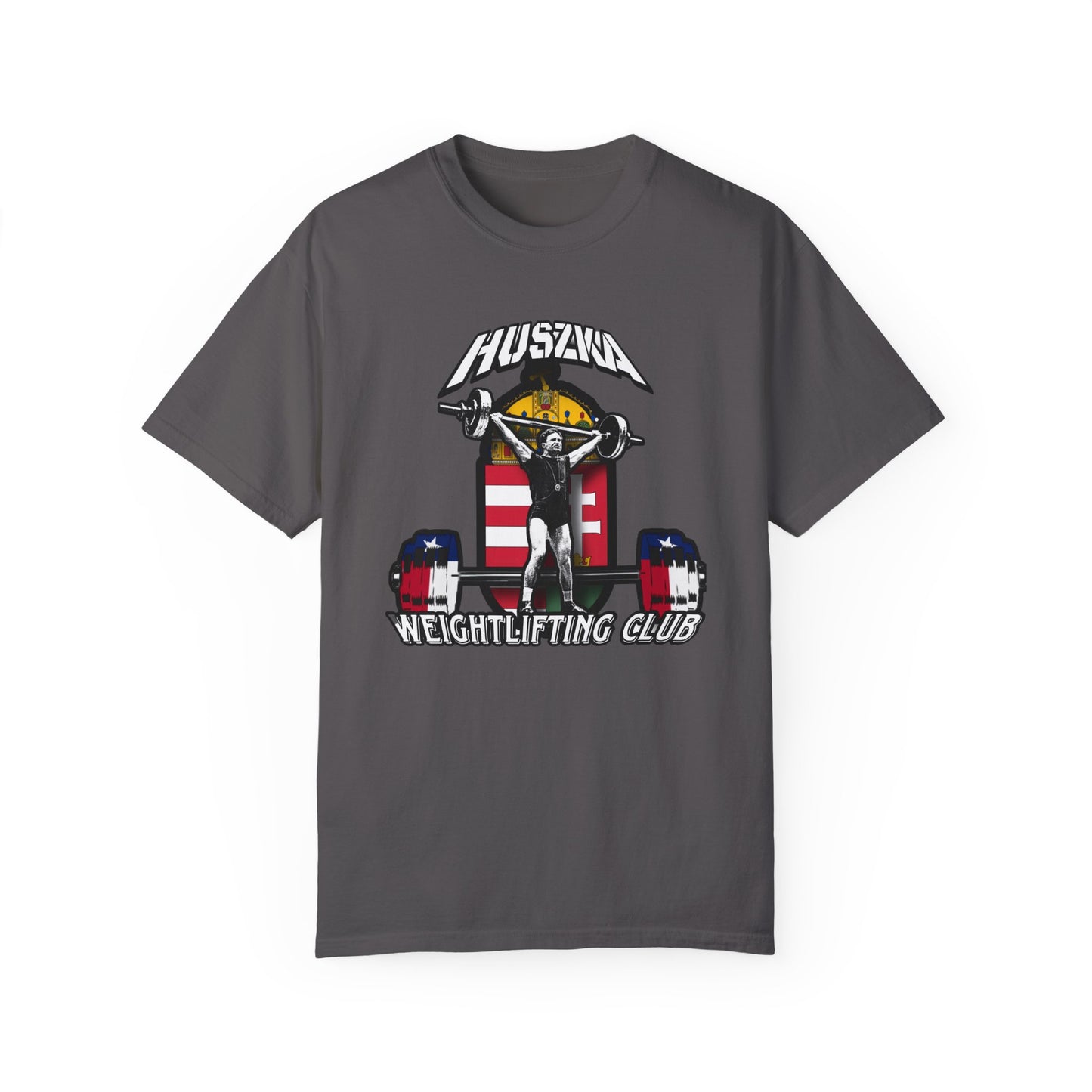 NEW DESIGN!  Garment-Dyed Weightlifting T-Shirt