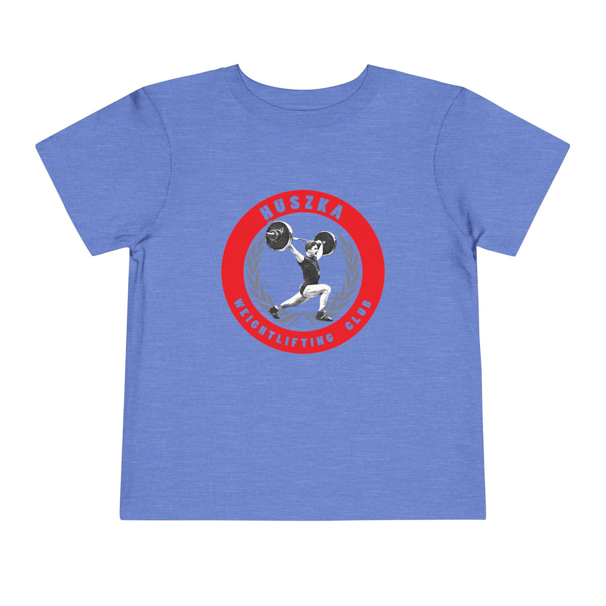 Huszka Weightlifting Club toddler tee | Vintage weightlifter logo