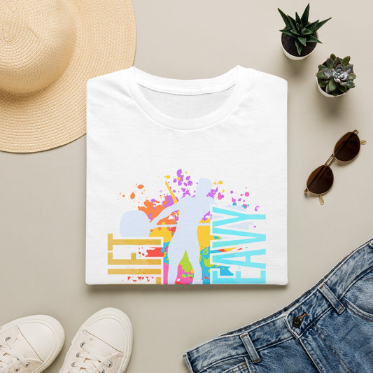 Retro 80's Lift Heavy Workout Tee, Vintage Vibe