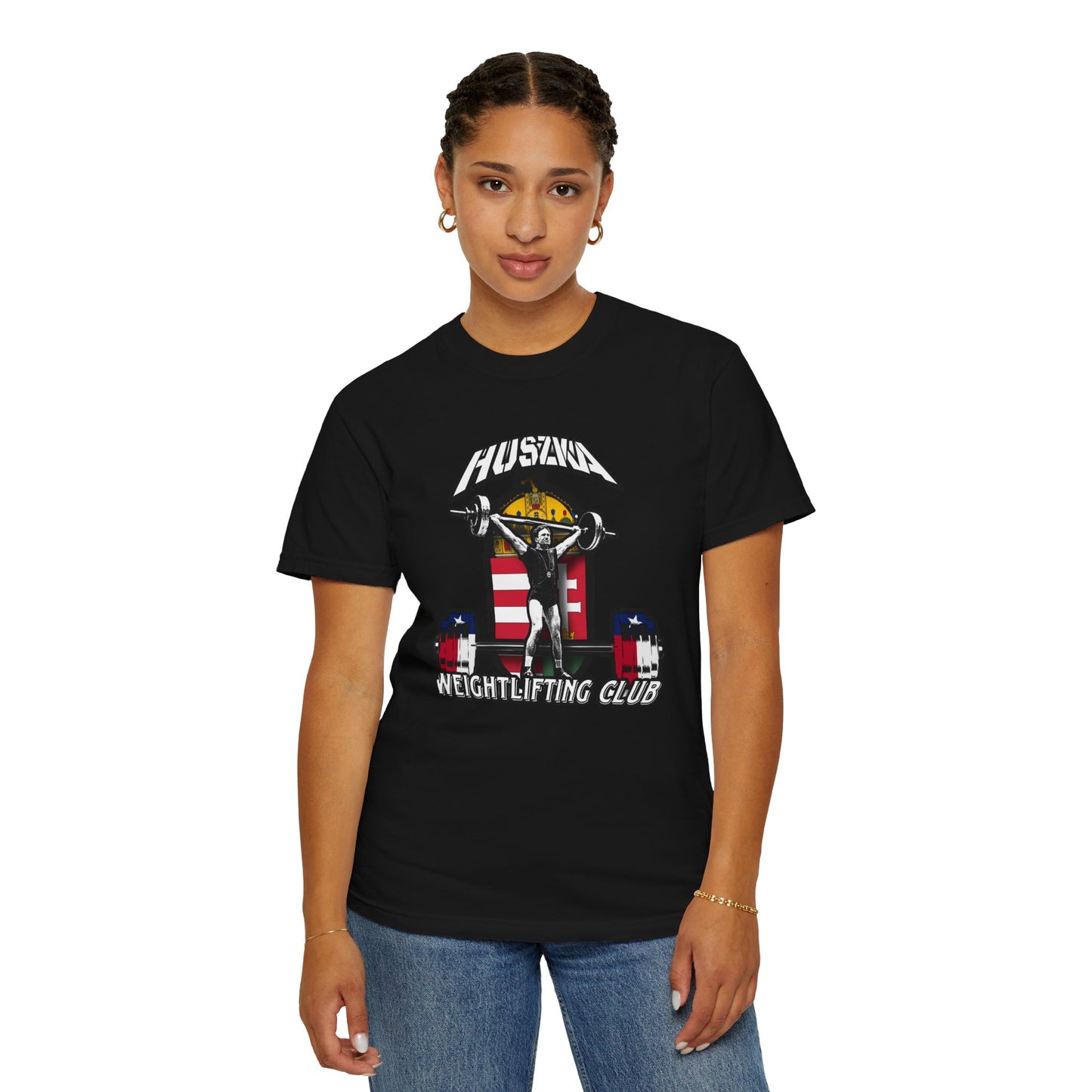 NEW DESIGN!  Garment-Dyed Weightlifting T-Shirt